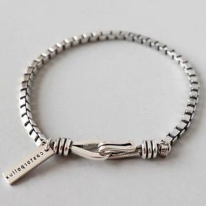 NEW CHAIN 925 STERLING SILVER BRACELET 6”